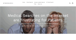Desktop Screenshot of mymedsearch.com