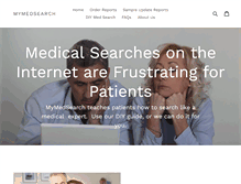 Tablet Screenshot of mymedsearch.com